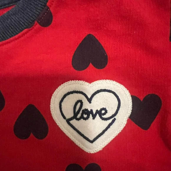 Cat and Jack Unisex Hearts Sweater | 2T - Picture 5 of 6